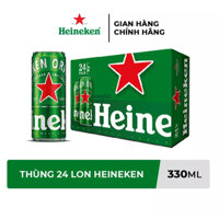 Bia Heineken lon cao (thùng 24 lon) loại 330ml