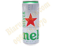 Bia Heineken Silver bạc 4% thùng 24 lon 330ml