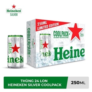 Bia Heineken Silver lon 330ml