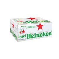 Bia Heineken Silver, thùng 24 lon, 330ml