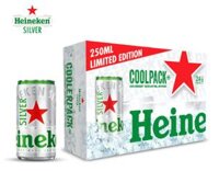 Bia Heineken Silver - Thùng 24 lon 250ml