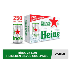 Bia Heineken Yến 5% Thùng 24 lon 250ml