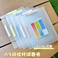 Bìa hồ sơ A3, kẹp giấy thi, kẹp thanh trượt mở bên xoay, bìa hồ sơ A4, kẹp lưu trữ giấy đặc biệt, tờ rời [yfs]