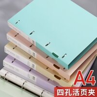Bìa hồ sơ A4 mới, bìa lưu trữ tài liệu văn phòng, bìa 4 lỗ, bìa nhanh D-Type Punch Binder VZPG