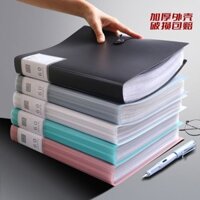 Bìa hồ sơ tài liệu A4 trong suốt, bìa chèn, bìa nhạc, bìa lưu trữ bài kiểm tra, tổ chức hồ sơ sinh viên, bìa lưu trữ đơn, sử dụng văn phòng, bìa thu thập, đóng sách góc, đa chức năng, dung lượng lớn