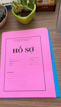 Bìa hồ sơ xin việc màu A4