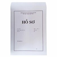 Bìa hồ sơ xin việc trắng F4 80 gsm