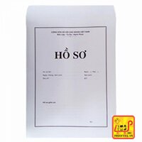 Bìa hồ sơ xin việc trắng F4 80 gsm