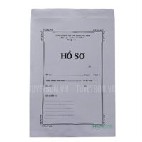 Bìa hồ sơ xin việc Trắng F4 80Gsm - Xấp