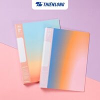 Bìa học sinh 40 lá A4 màu Pastel Thiên Long DB-003- File bìa hồ sơ dùng để đựng đề cương học tập, tài liệu văn phòng