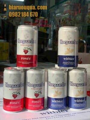 Bia Hoegaarden Rosée - thùng 24, lon 330ml