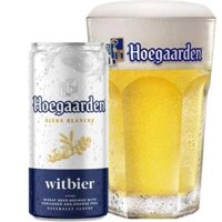 Bia Hoegaarden White 4,9% - Lon 250ml - Thùng 24
