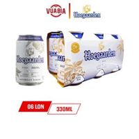 Bia Hoegaarden White Lốc 6 Lon 330ml [Date 8, 10/2023] [HCM] [Hà Nội]