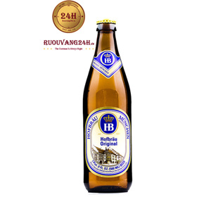 Bia Hofbrau Original 5,1% Đức - thùng 20 chai x 500ml