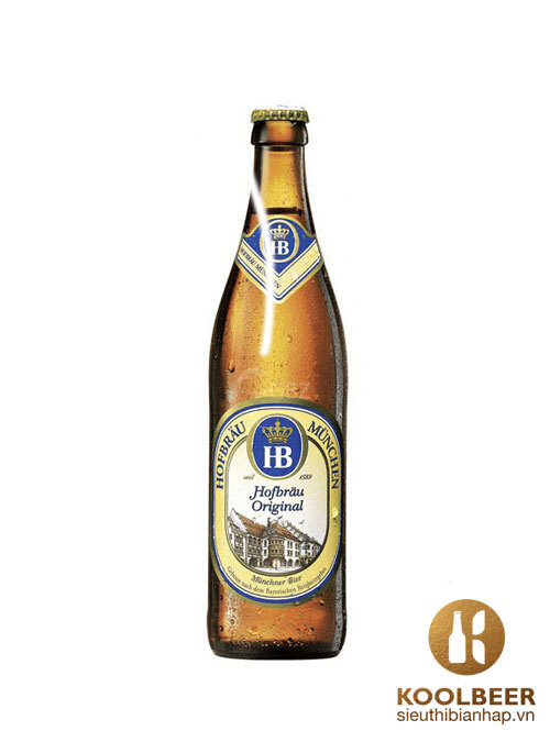 Bia Hofbrau Original 5,1% Đức - thùng 20 chai x 500ml