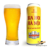 Bia Hơi Hà Nội 4.1% – Lon 500ml – Thùng 24 Lon