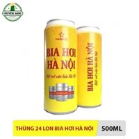 Bia Hơi Lon Hà Nội 500ml - Thùng 24 Lon