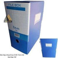 Bìa hộp nhựa Eras E105 15cm A4 - bìa hộp 15F