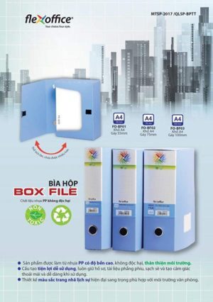Bìa hộp PP 75-A4 FO-BF02