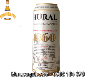 Bia Horal 1860 Premium Pilsner Lager 4.6% lon 500ml