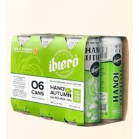 Bia IBIERO Hanoi Autumn Pack 06 Lon 4.6% vol 330ml