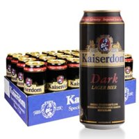 Bia Kaiserdom Dark - nhập khẩu Đức - 1 thùng 24 lon 500ml