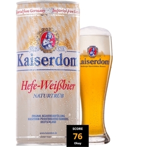 Bia Kaiserdom Hefe Weissbier 4.7% Lon 1 lít