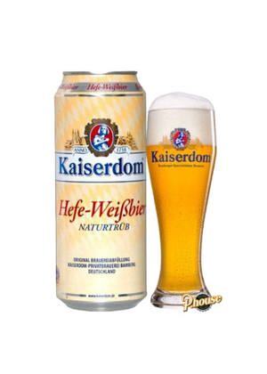 Bia Kaiserdom Hefe Weissbier 4.7% – Lon 500ml – Thùng 24 Lon