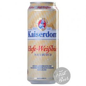Bia Kaiserdom Hefe Weissbier 4.7% – Lon 500ml – Thùng 24 Lon