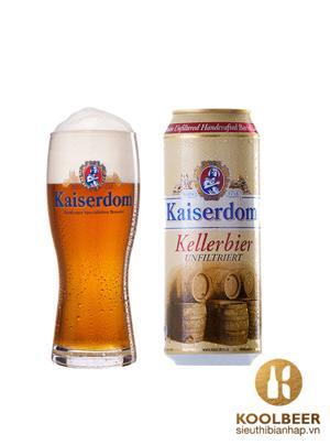 Bia Kaiserdom Kellerbier 4.7% - Thùng 24 lon x 500ml