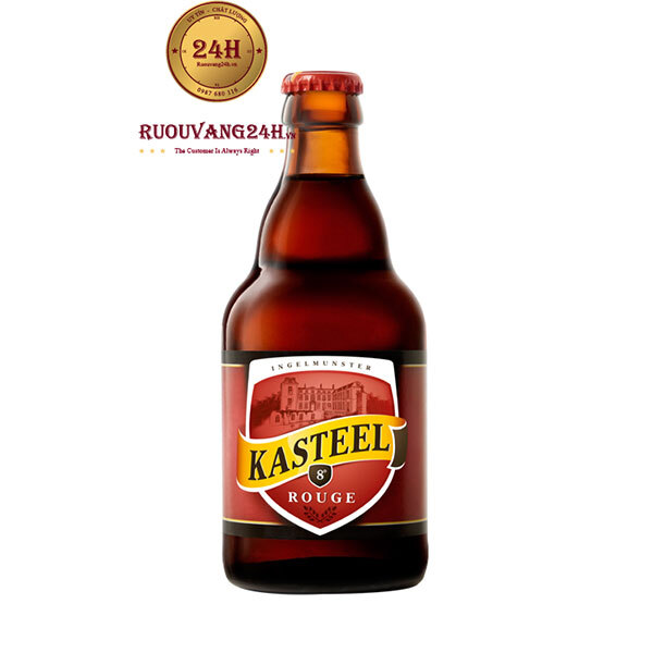 Bia Kasteel Rouge 8% - Thùng 24 chai x 330ml