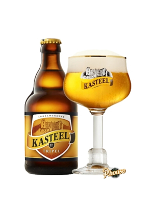 Bia Kasteel Triple 11% Bỉ chai 330ml thùng 24 chai