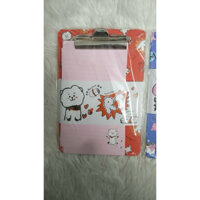 bìa kẹp A5 kèm giấy note A5 - bìa cứng mẫu BTS