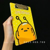 Bìa kẹp hồ sơ hoạt hình Gudetama trứng lười dễ thương
