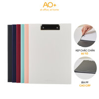 Bìa kẹp trình ký A4 AO, Kẹp tài liệu A4 chât liệu nhựa PP WB420 - Đỏ - WB420