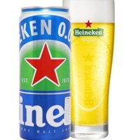 Bia không cồn Hà  Heineken 0,0% -  Lon 330ml - Thùng 24