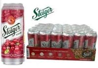 Bia không cồn Steiger Radler Cranberry (việt quất) – Thùng 24 lon x 500ml