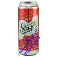 Bia không cồn Steiger Radler Cranberry 500ml