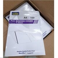 Bìa kiếng A4 Suremark SQ-5020 PVC Binding Cover 0.2mm