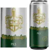 Bia Konigsbacher pils Đức 4.6% vol thùng 24 lon 500 ml