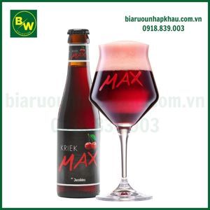 Bia Kriek Max 3,5% Bỉ - chai 250ml