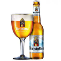 Bia Kristoffel trắng lúa mỳ của Bỉ  5%vol chai 330ml x 24 chai nhập khẩu từ Bỉ nguyên thùng