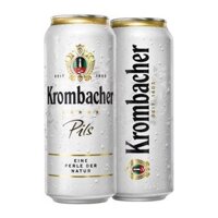 Bia Krombacher Pils 4,8% Đức - lốc 6 lon 500ml