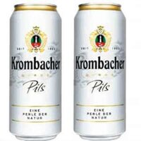 Bia Krombacher Pils nhập khẩu Đức 4.8% vol thùng 24 lon 500ml