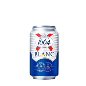 Bia Kronenbourg 1664 Blanc 5% - lon 320ml, 24 lon
