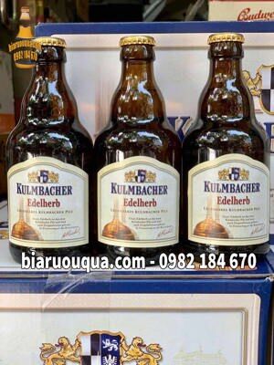 Bia Kulmbacher Edelherb 4.9% Đức - Thùng 20 chai x 500ml