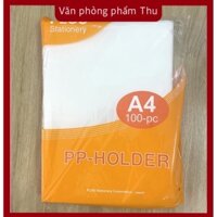 BÌA LÁ NHỰA A4 PLUS XẤP 100 CÁI