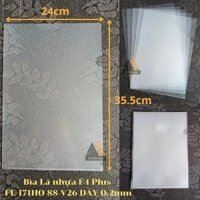 Bìa Lá nhựa F4 Plus FL-171HO 88-V26 DÀY 0.2mm                         &nbsp(&nbspTrắng&nbsp)