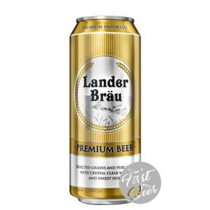 Bia Lander Premium Beer 4.9% Hà Lan - 24 lon x 500ml