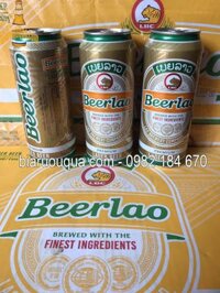 Bia Lào Beerlao Lager 5% thùng 24 lon to 500ml